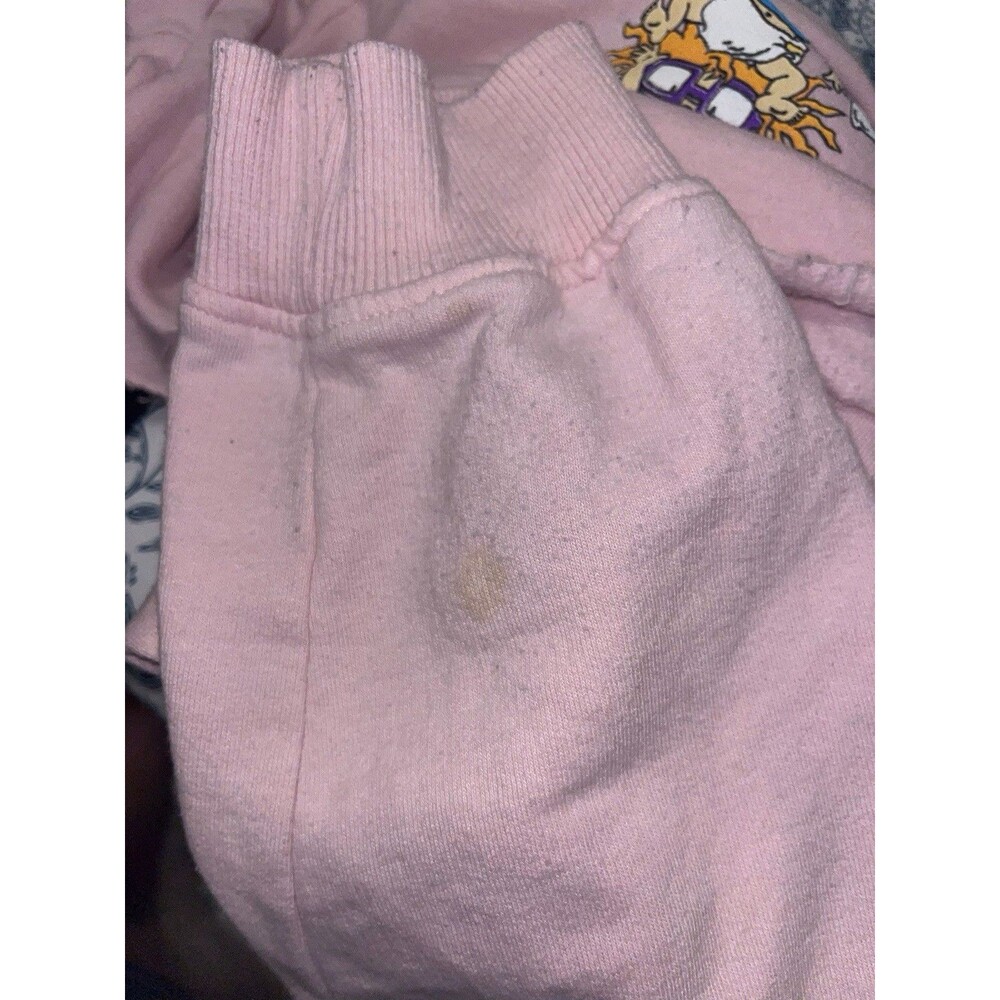 Nickelodeon Crop Hoodie Pink With Characters Size Large - Picture 5 of 8
